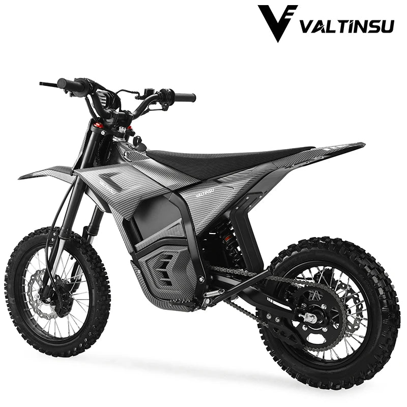 Valtinsu EM5 48V 2500W Mid-Drive Motor 23.4Ah Battery Teens and Adults Electric Motorcycle Off Road Motorbikes