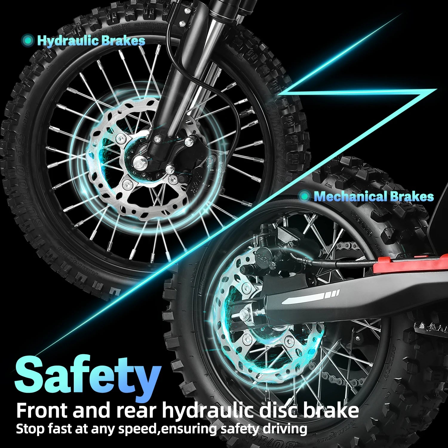 Valtinsu EM5 48V 2500W Mid-Drive Motor 23.4Ah Battery Teens and Adults Electric Motorcycle Off Road Motorbikes