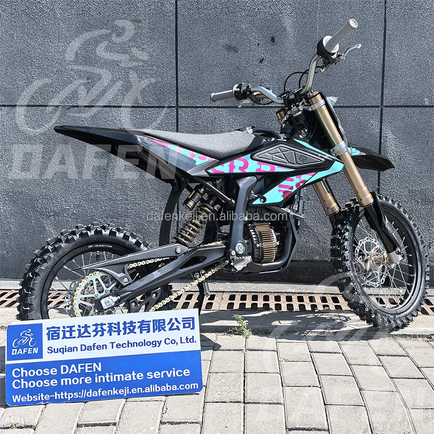 2026 New Sur Ron Hyper Bee 58V 25 Amp Hour Battery 5000W Mid Drive Motor Long Range Full Suspension Dirt Fat Tire Mountain Stealth Bomber