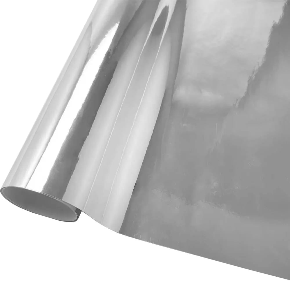 Stretchable Silver Chrome Vinyl Film Wrapping Foil Car Wrap Stickers Motorcycle Tuning Auto Accessories Chrome Mirror Film