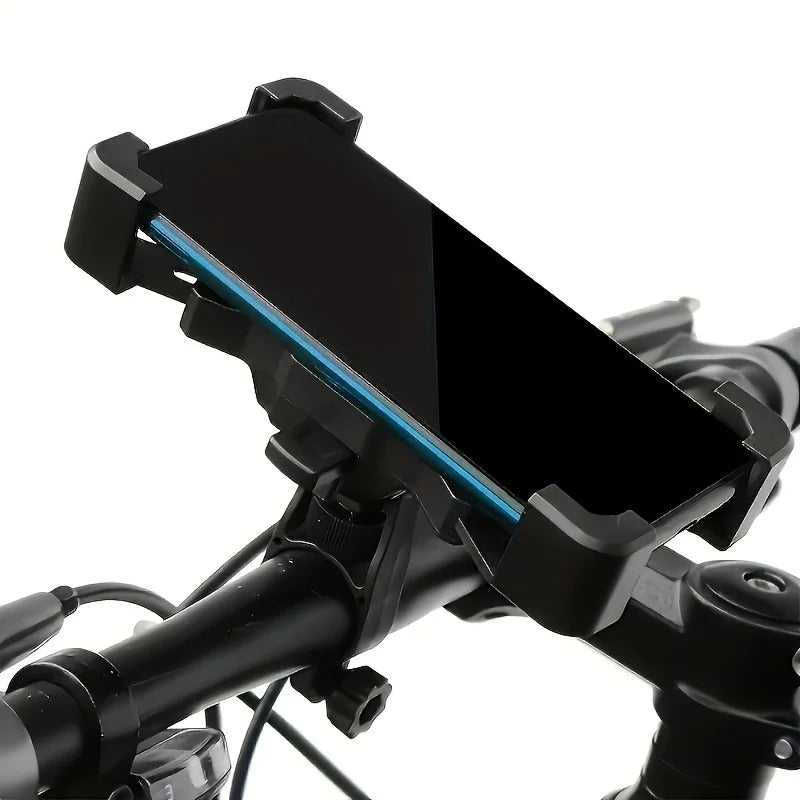 Bicycle Phone Holder with GPS Mount Heavy Duty PVC Bike Phone Mount for Electric Bicycle Motorcycle