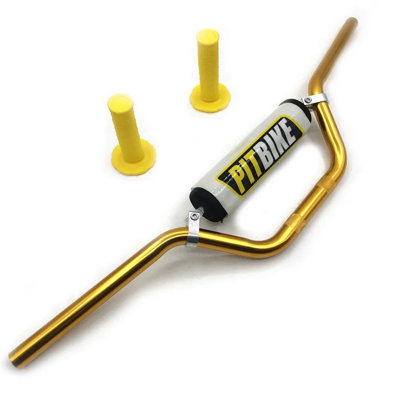 Handlebar 22mm with Bar Pad or Handle Grips for Motorcycle Motocross Dirt Pit Bike