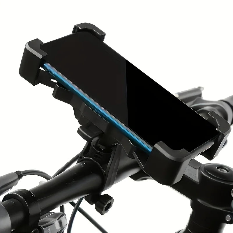 Bicycle Phone Holder with GPS Mount Heavy Duty PVC Bike Phone Mount for Electric Bicycle Motorcycle