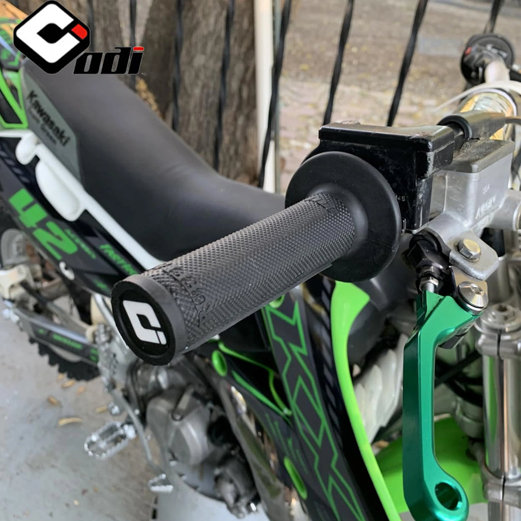 ODI - Motorcycle Aerodynamic Fairing Impact-Resistant Cylindrical Body Easy to Install Suitable Airflow Motorcycle Grips