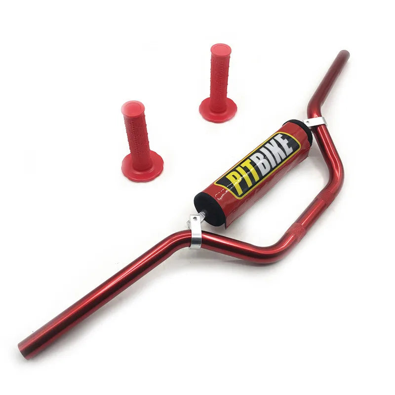Handlebar 22mm with Bar Pad or Handle Grips for Motorcycle Motocross Dirt Pit Bike